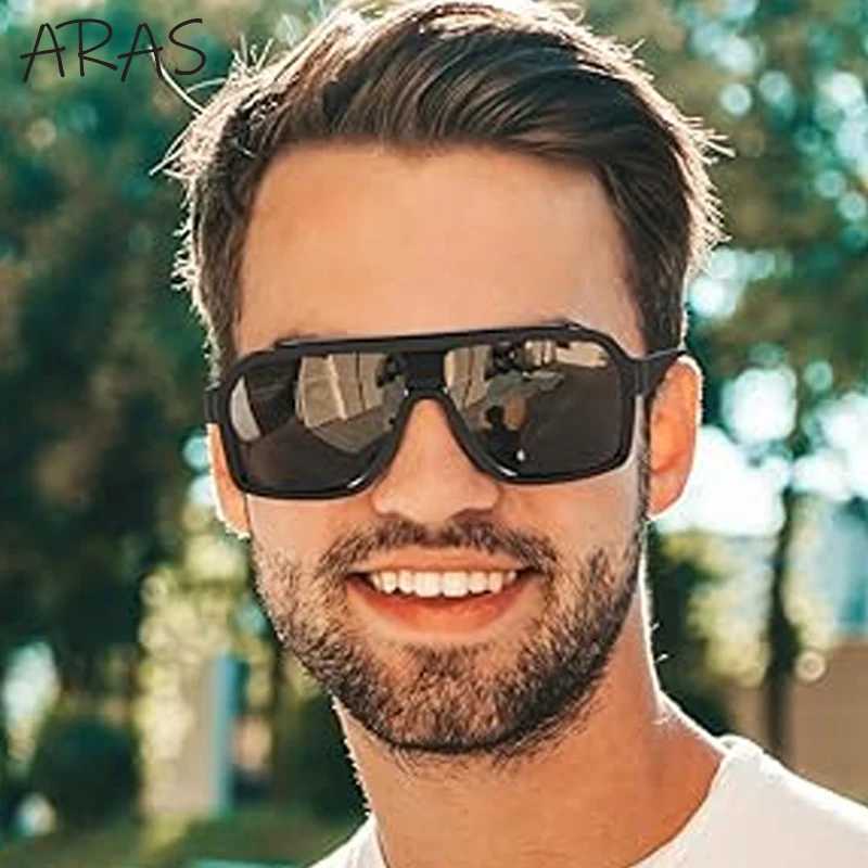 Oversized Square Sunglasses Men Women 2024 Luxury Brand Trendy Big Frame Vintage Shades Fashion Outdoor Driving Eyewear UV400 Z250614