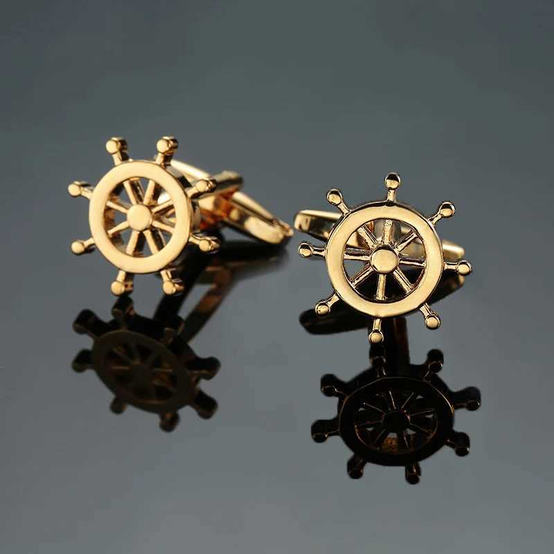 High quality mens French shirt cufflinks aircraft ships racing car anchors cuffs button business suit accessories jewelry gifts XJ250614