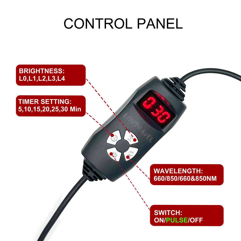 NEW 120 Leds Red Belt 660Nm&850Nm Infrared Light Pad Body Fatigue Deep Therapy For Back Knee Hands Feet Relief