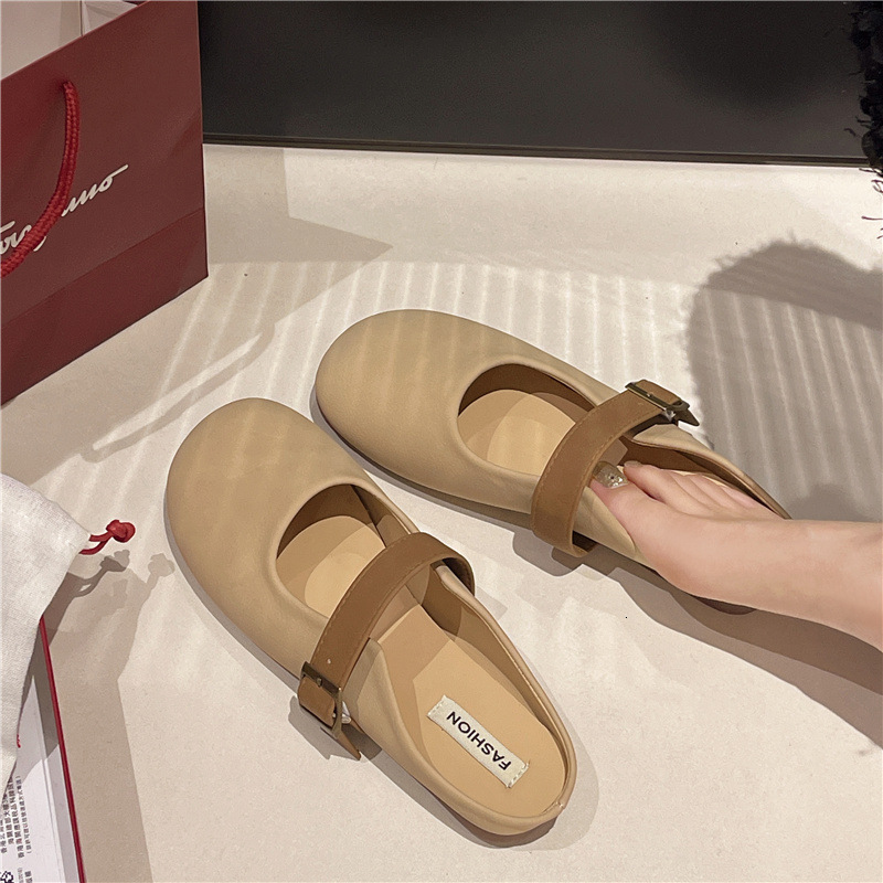 Ddmyoutdoor Ddmyoutdoor Half Slip On Outdoor Shoes Super Popular Lazy One Step Versatile Mules Women S New Spring Summer Loafers Closed Toe Outdoor Sh