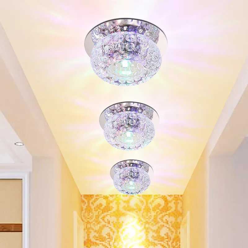 LED Surface Crystal Ceiling Lamps Home Improvement Hallway Kitchen Study Aisle Loft Decorative Lights Living Room Illumination XJ2500613