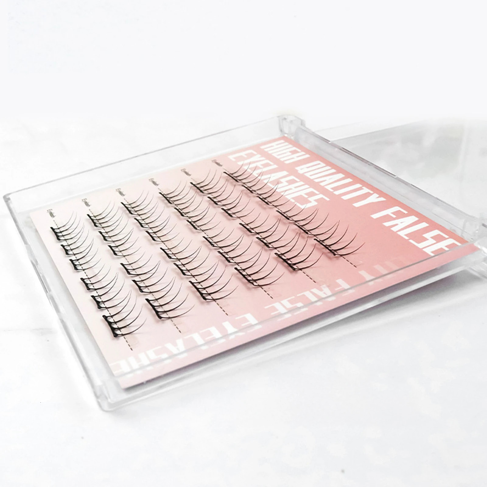 Self Adhesive DIY Lashes No Glue Needed Reusable Bottom Lash 5D Fluffy Cluster Eyelash Korean DIY Manga Lash Extension At Home 250614