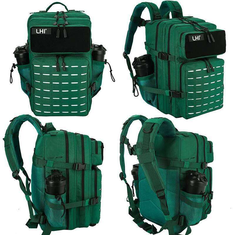 45L/25L Tactical Backapck For Men Women Waterproof Camping Travel Bag Outdoor Sports Hiking Survival Rucksack With Bottle Holder