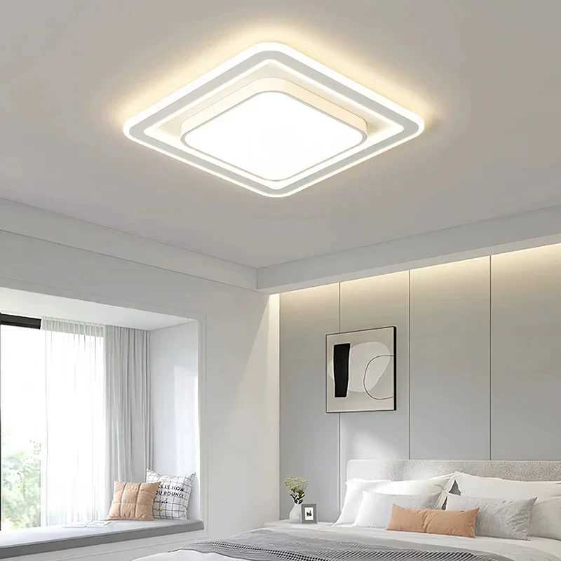 Modern LED Ceiling Lamp Living Dining Room Ceiling Lights with Remote Control Dimmable Bedroom Study Home Decor Lighting FixtureXJ2500613