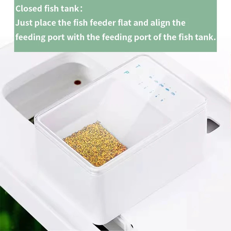 Small Fish Automatic Feeder Smart Fish Feeder Timing Quantitative Fish Tank Accessories Guppy Food Dispenser For Ornamental Fish 250613