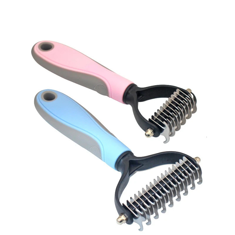 Pet Cat Hair Removal Comb Brush Dog Grooming Shedding Tools Puppy Hair Shedding Trimmer Pet Fur Trimming Dematting Deshedd Combs 250614