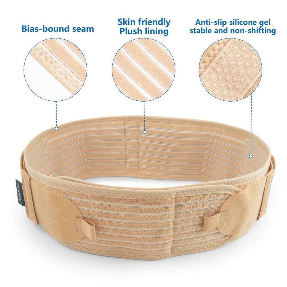 VELPEAU Sacroiliac SI Joint Hip Lower Back Lumbar Sciatica Pain Peic Support Belt Anti-Slip For Men And Women