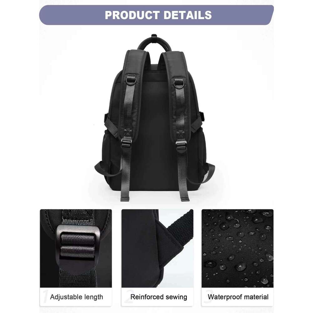 Laptop Waterproof Travel Bckpacks Fashion Purse For Women Work College Backpack School Bag