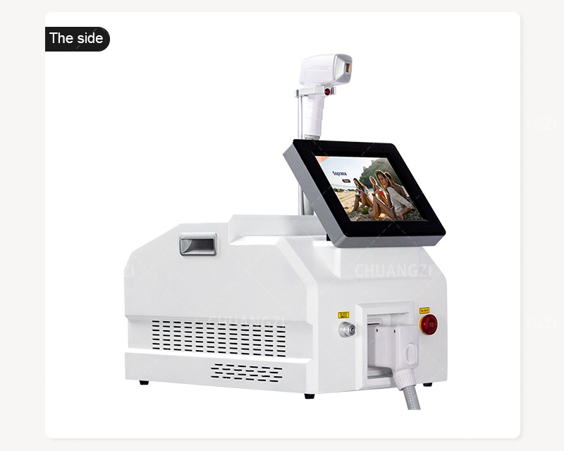 Professional Titanium Diode Laser Hair Removal Machine High Power Alexandrite Ice Laser Epilator 755 1064 808nm