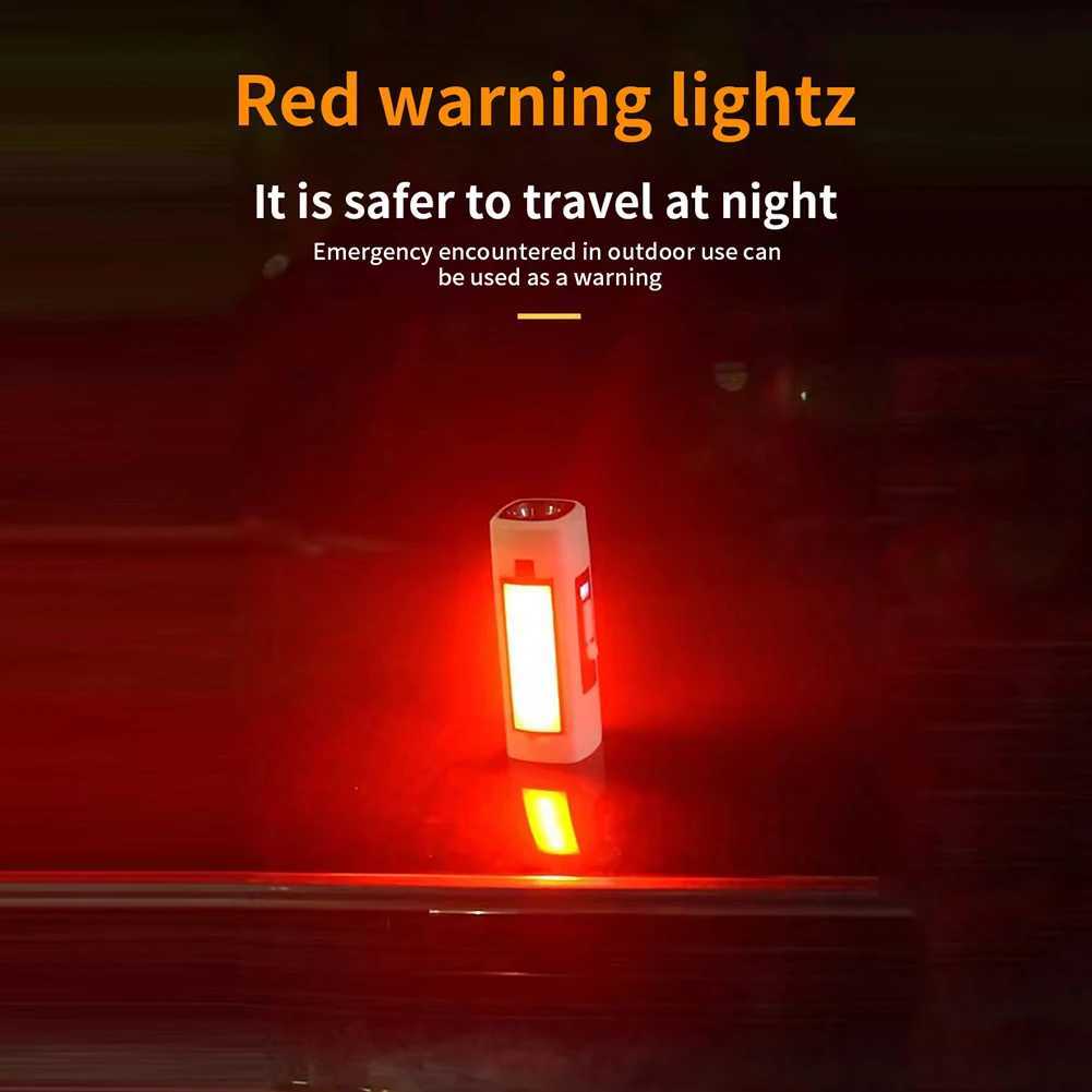 High Power Foldable 3 Light Modes Portable Lantern Digital Display 360 Rotation Lamp Strong Magnetic Attraction for Emergency Camping W250613