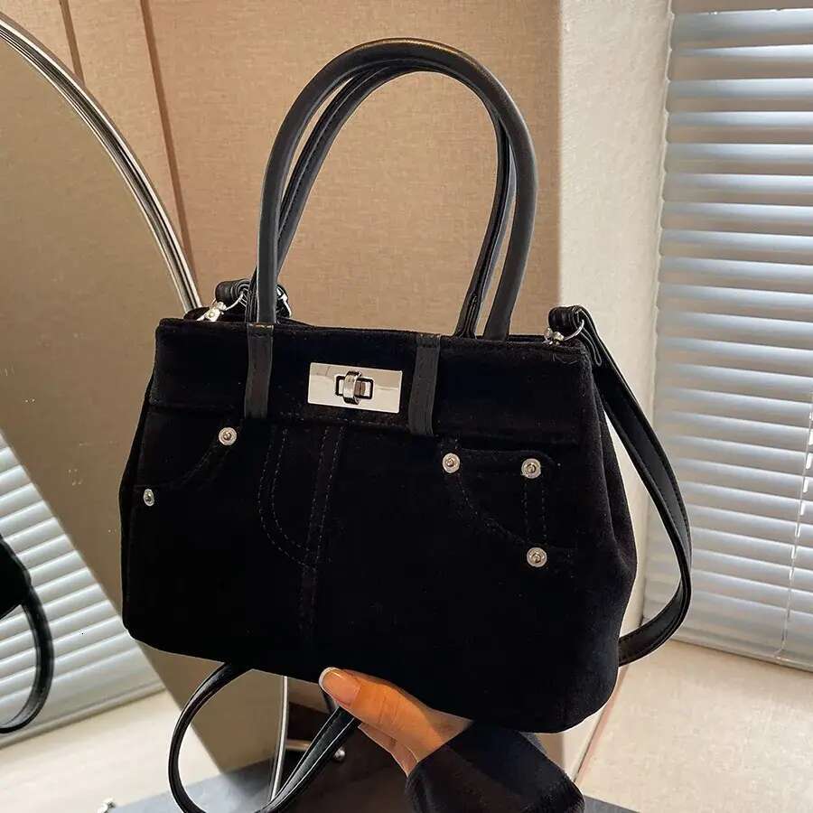 Designer Free Shipping New Single Shoulder Bags Women Bag Square Handheld File Tote Sanding Crossbody Free shipping