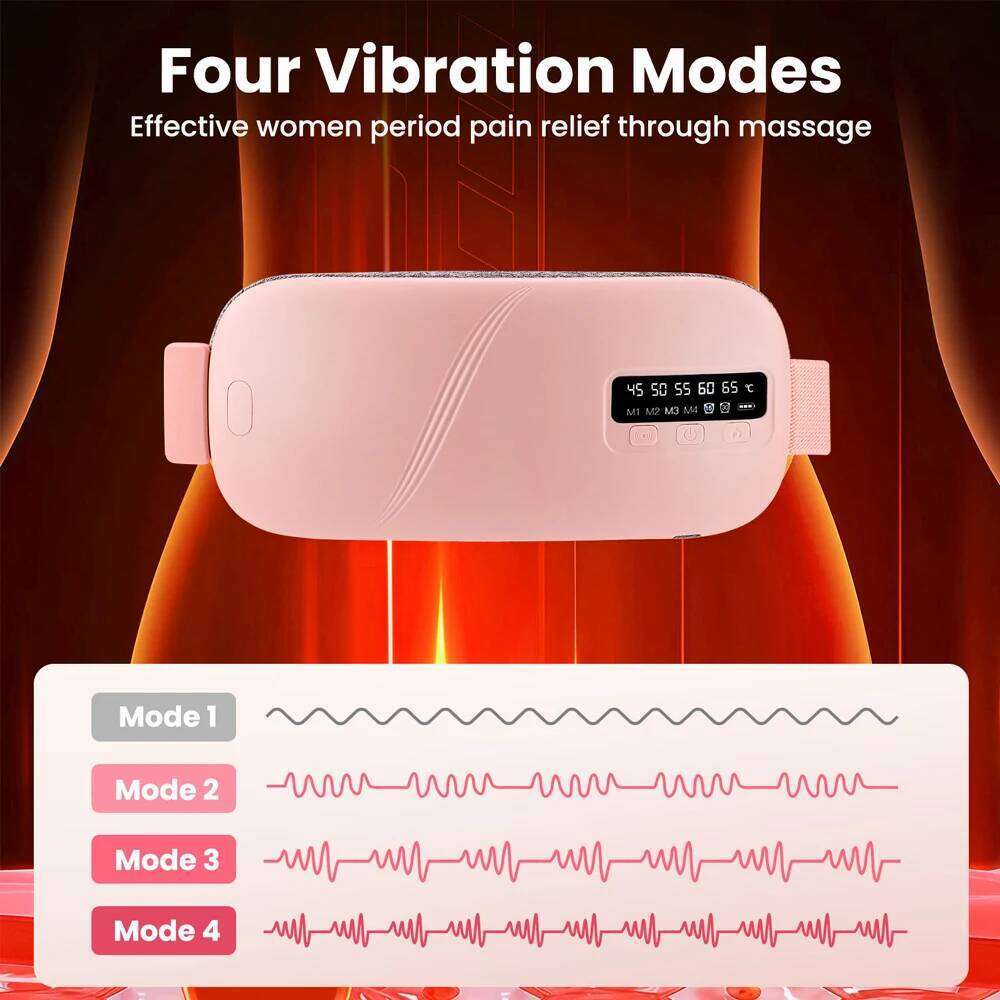 Portable Heating Pad Electric Belt Device Bloating Stoh Pain Abdominal Waist Massager Gifts For Women And Girl
