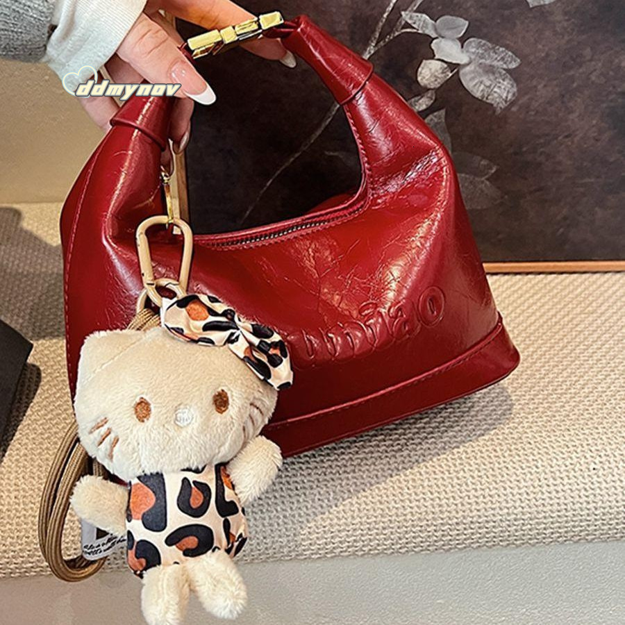Red Small for Women 2025 New Fashion Trend Versatile Crossbody Super Popular Handheld Dumpling Bag ddmynov