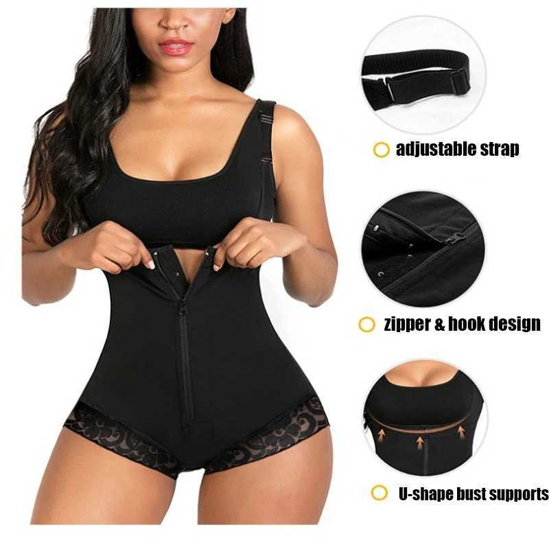 AfruliA Full Body Shaper Fajas Colombianas Girdle BBL Butt Lifter Bodysuits Tummy Control Panties Waist Shapewear Corset XJ250614