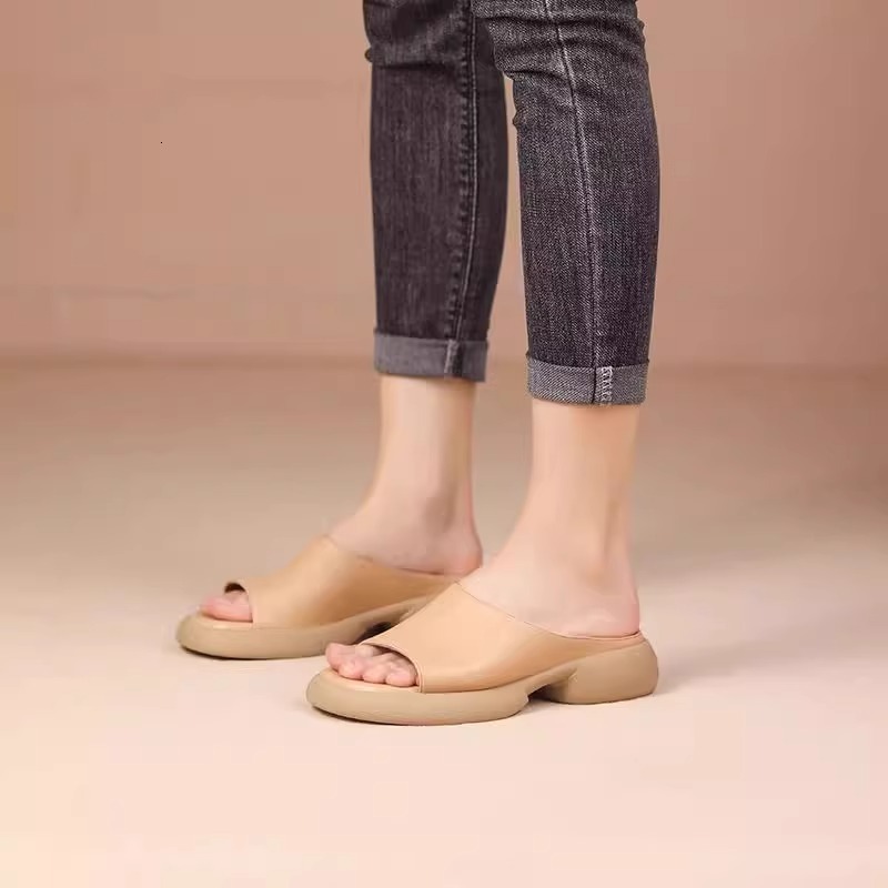 Ddmysports Lightweight Thick Soled Sandals New Summer Flat Slippers Casual Comfortable Soft Women S Shoes Outdoor Shoes