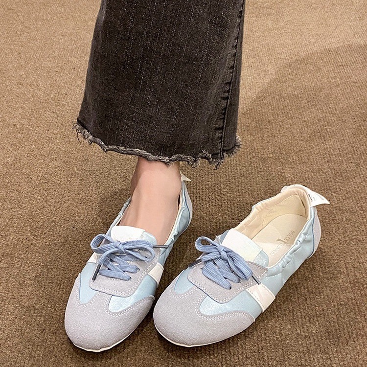 Ddmysports New Spring German Training For Women Versatile Flat Sports Casual Shoes Ins Trend Soft Sole White Sneakers Outdoor Shoes