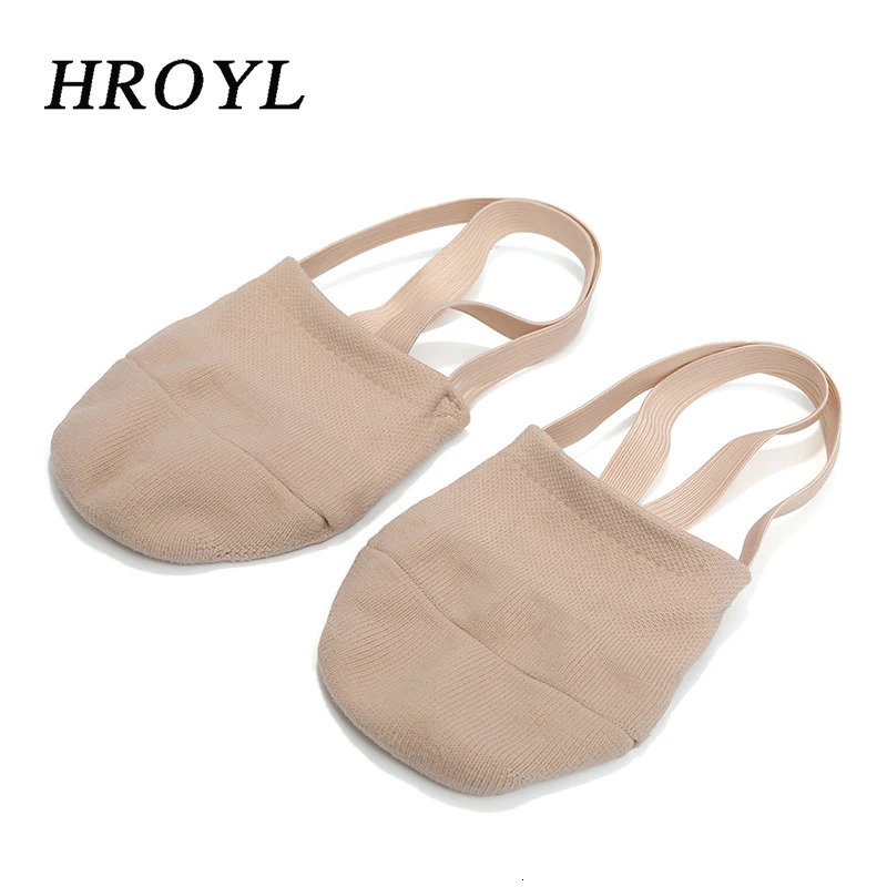 Girls Rhythmic Gymnastics Shoes Women Adult Children Half Sole Jazz Ballet Dance Shoes Half Toe Shoes Woman Belly Dancing Shoes 250613