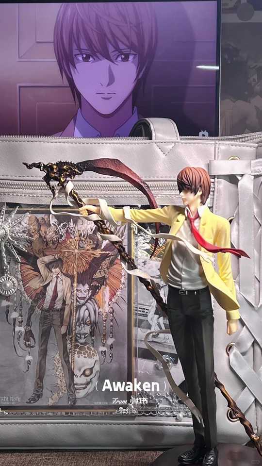 26cm Death Note Anime Yagami Light Action Figure Statue Figurines PVC Collection Sculpture Model Toy Boy Christmas Gift Ornament XJ250614