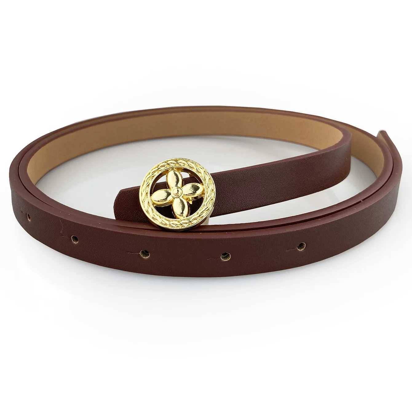 New PU Leather Belt For Women High Quality Designer Brand Waist Strap All-match Lady Dress Coat Sweater Decorative Waistband X250614