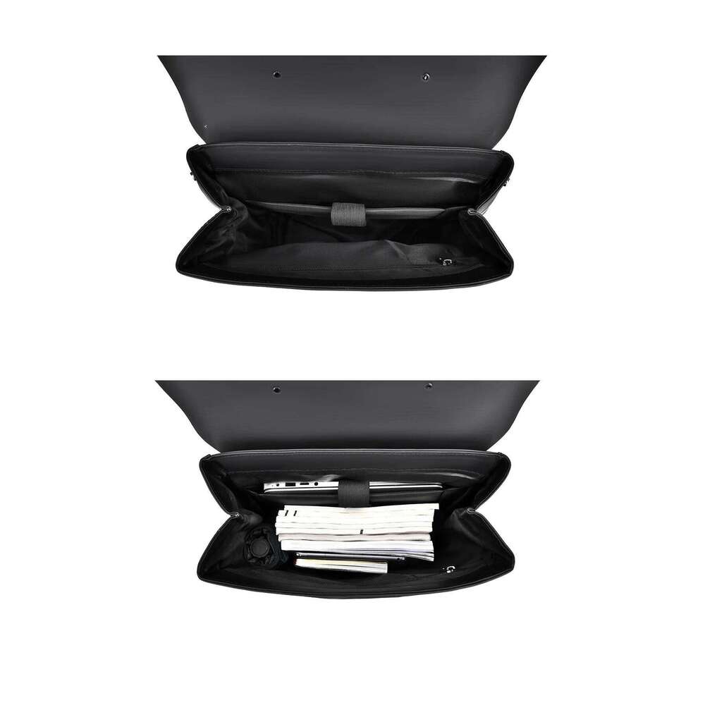 VC Fashionable Men's Flip Large Capacity Travel Backpack Simple School Backpacks For Men University Student