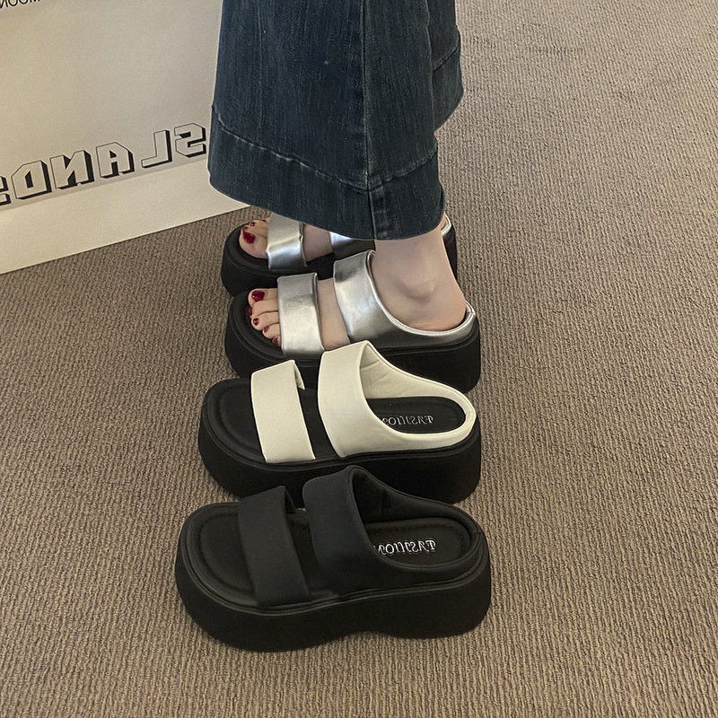 Ddmyoutdoor Ddmyoutdoor Perfect With Skirts Thick Soled Height Increasing Sandals For Women Summer High End New Style Outdoor Wedge Slippers Shoes Out