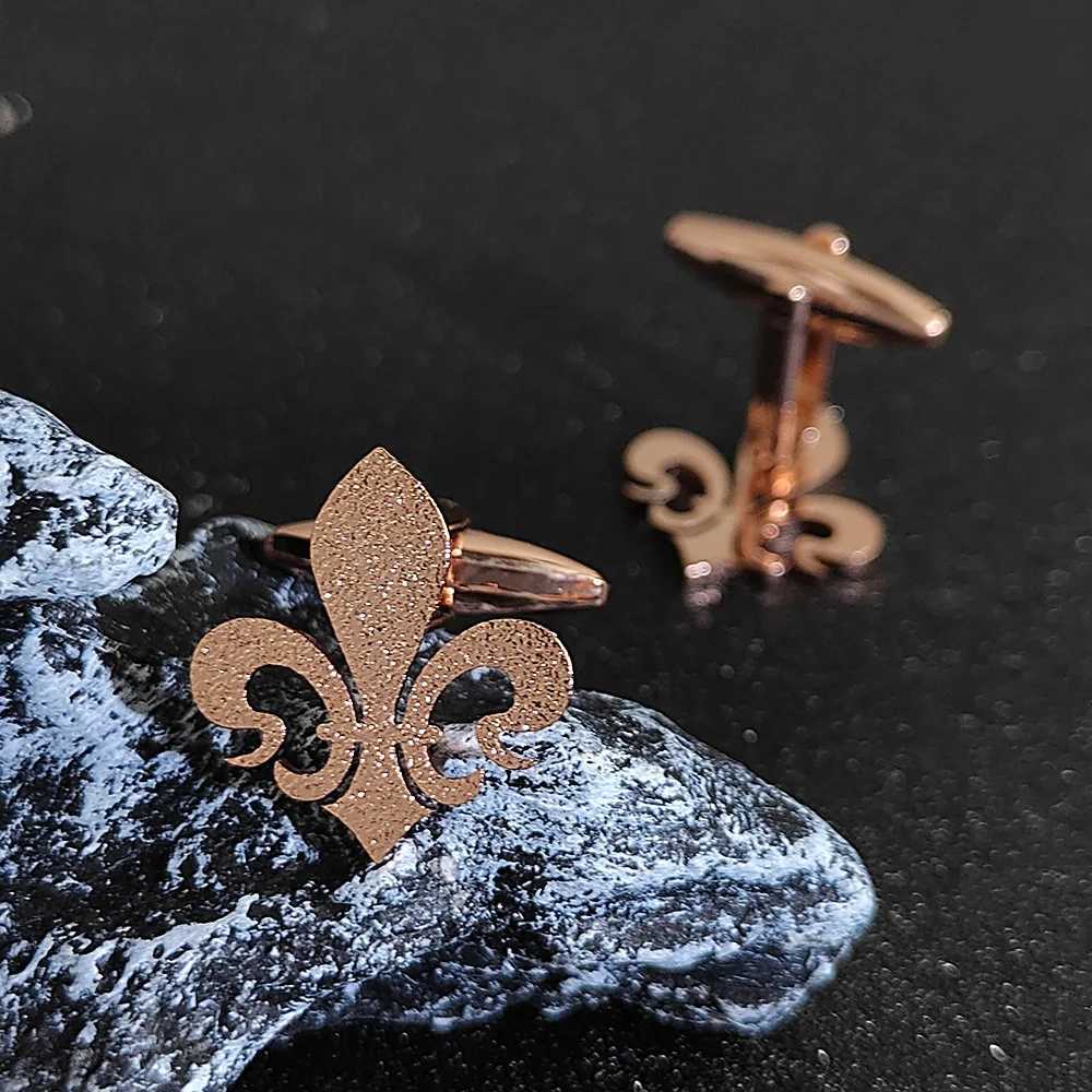 Celtic Flower Cufflinks Stainless Steel Symbol Cufflinks Vintage Religious Jewelry Trendy Men Wedding Anniversary Gifts XJ250614
