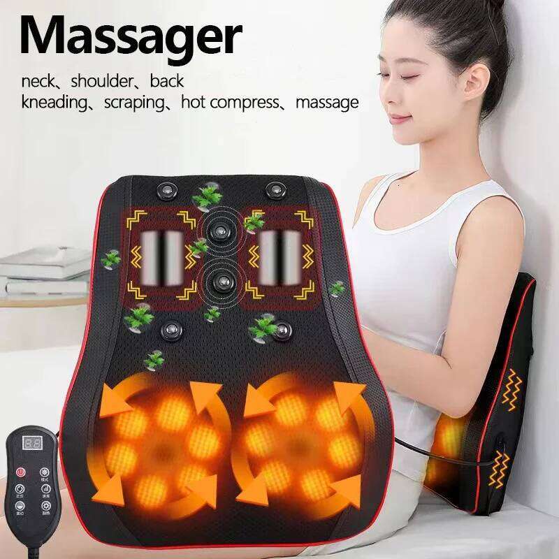 Portable Neck Waist Electric Heating Relaxation Massager Whole Body Massage To Relieve Muscle Soreness Vehicular