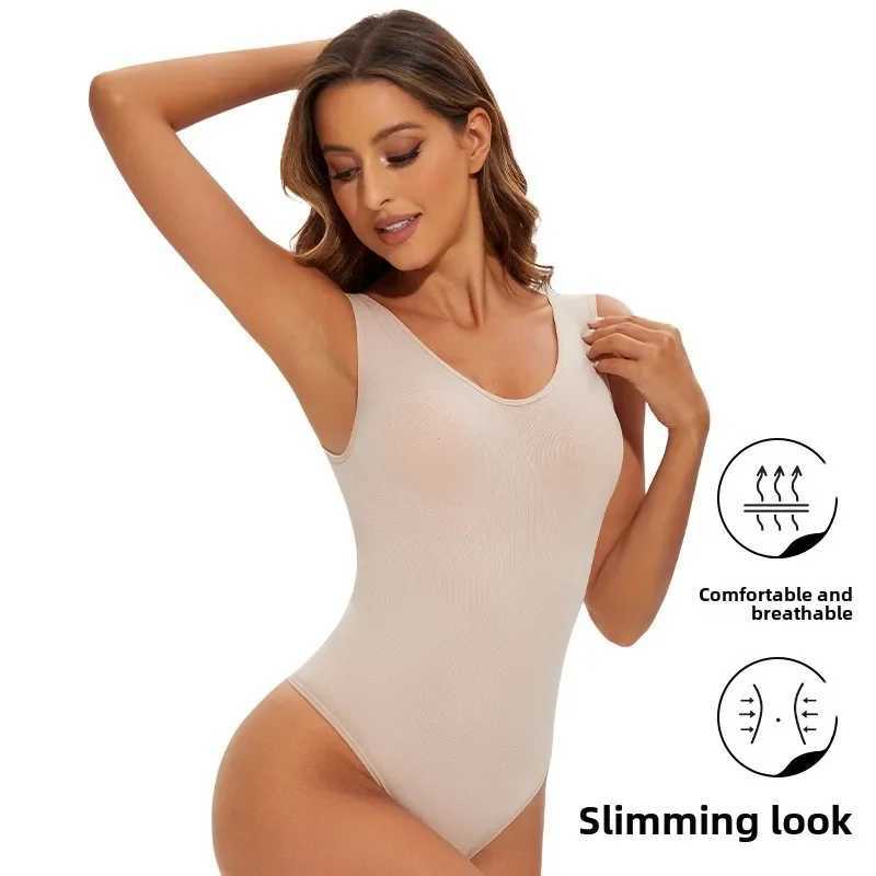 Shapewear Bodysuit Thong Fajas Body Shaper for Women Seamless Light Tummy Control Slimming Flat Belly Underwear Open Crotch XJ250614