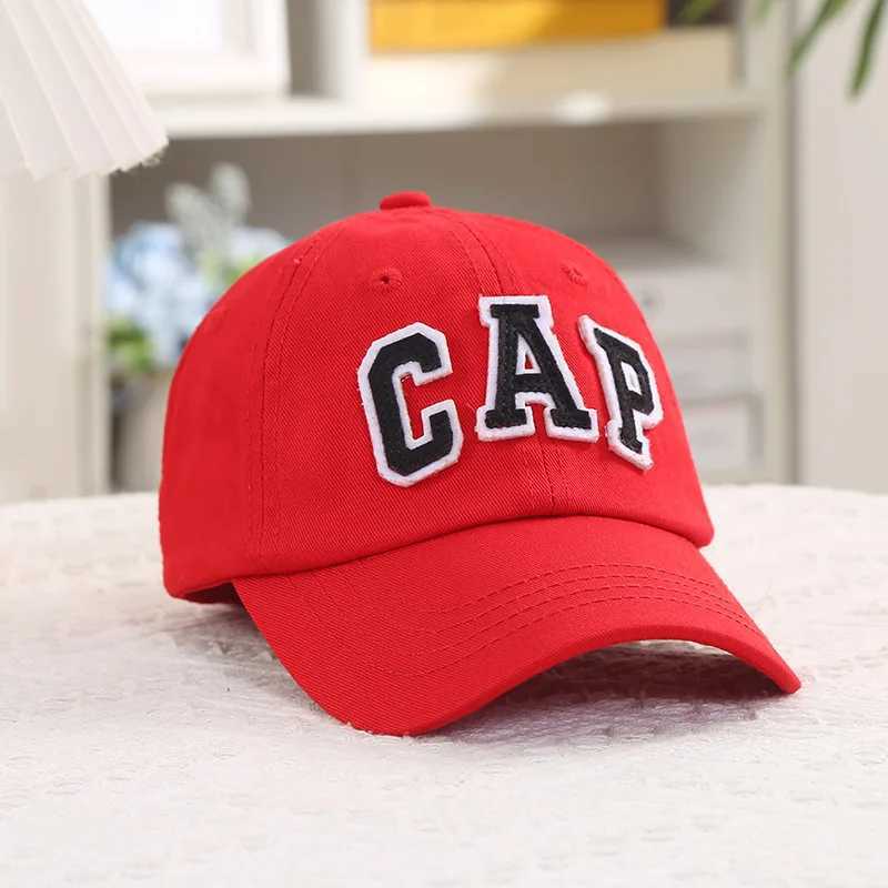 CAP Letter Childrens Baseball Cap Breathable Thin Sun Protection Caps for Boys and Girls Sports and Casual Sun Protection Caps W250614