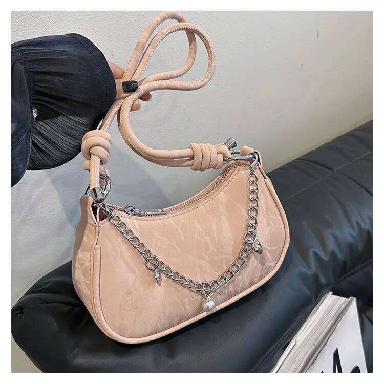 2025 Summer Trend Solid Color Shoulder Bag-Exquisite Foreign Style Crossbody Purse Casual Vegan Leather Bag For Work/Date/Travel