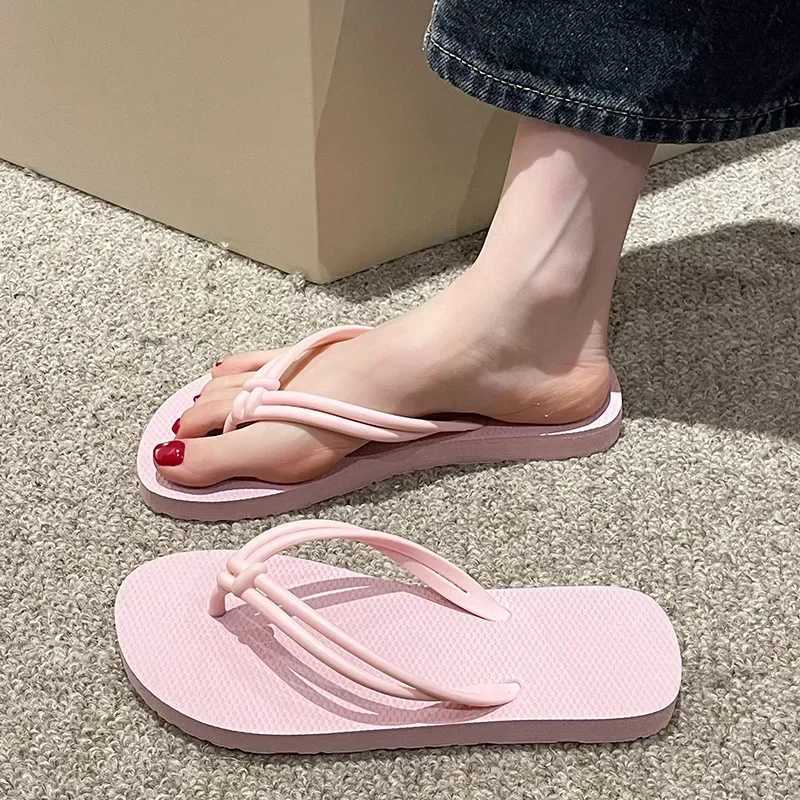 Womens Flip Flops Summer Slippers Candy Colors Flat Sandals for Ladies Slip-On Anti-Slip Soft Sole Beach Comfort Shoes Z250614