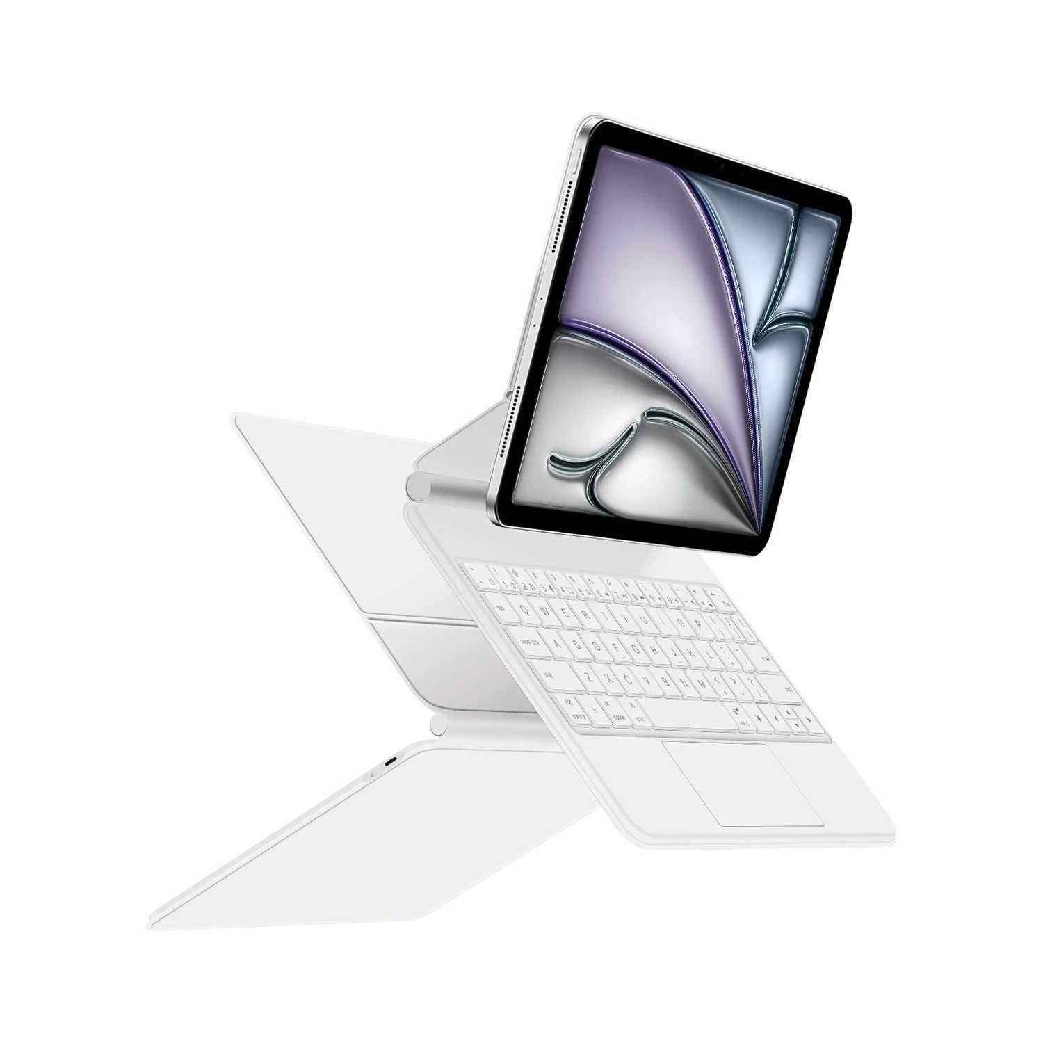 Magic Keyboard Folio For iPad Air 13 inch M3 M2 Case For iPad Pro 12.9 3rd 4th 5th 6th 2022 2021 2020 2018 Smart Keyboard Cover X250614