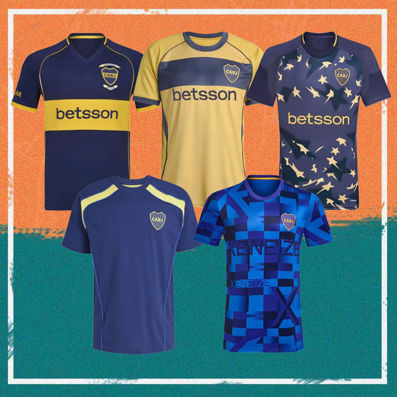 25/26 Boca Juniors CAVANI Soccer Jerseys 2025 HOME MARADONA MEDEL MARCOS ROJO ZEBALLOS Shirts ADVINCULA MEDINA GIMENEZ M.MERENTIEL 3rd football Uniform