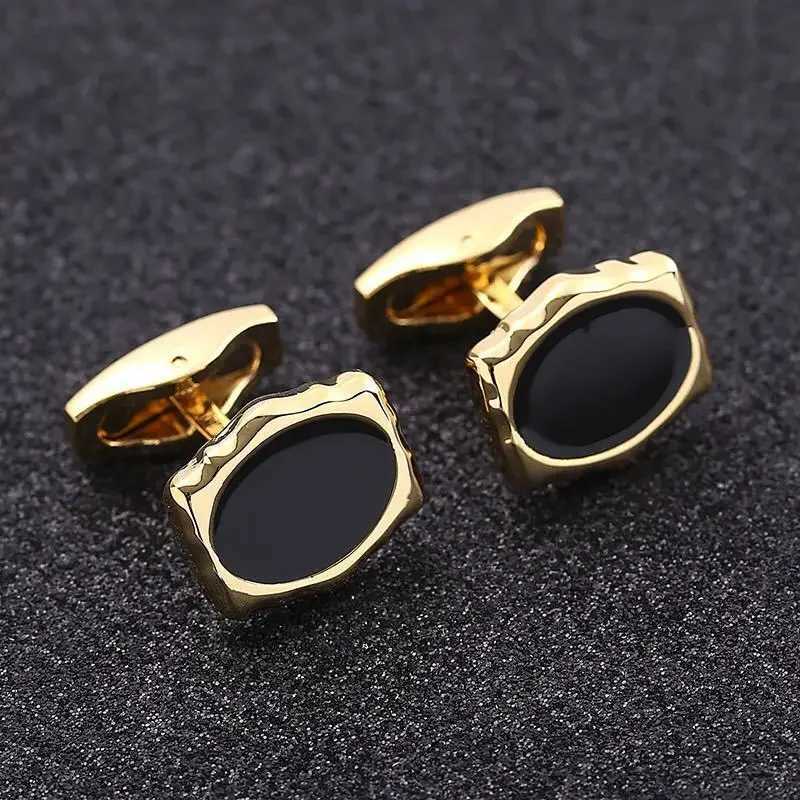Fashion Enamel Dropped Oil Cufflinks Business Wedding Party Dress Jewelry Accessories Mens and Womens French Shirt ButtonsXJ250614