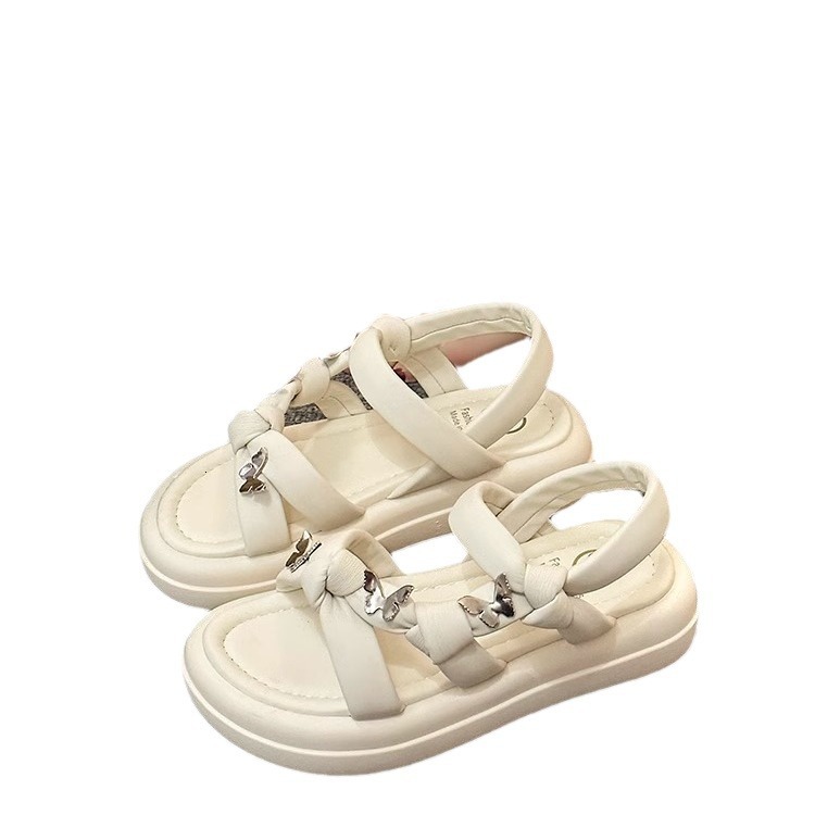Ddmysports Versatile Comfortable French For Women Summer Fairy Style With Dress Butterfly Fashion Roman Beach Sandals Outdoor Shoes