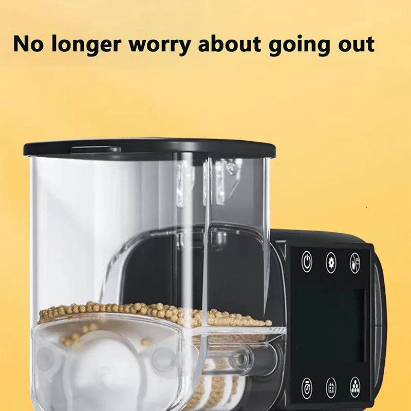 Aquarium Fish Tank Feeder Intelligent Automatic Feeder Digital Timing Wifi Wireless Remote Control Fish Feeding 250613