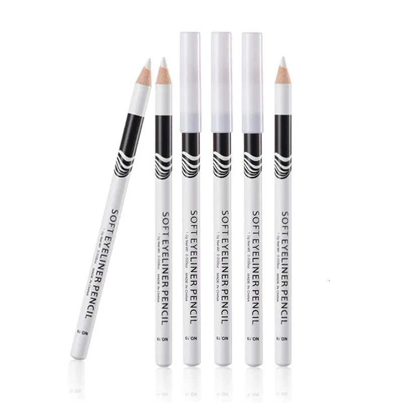 Waterproof White Eyeliner Pencil Quick-Dry Long-Lasting No Blooming Eye Liner Pen Professional Woman Makeup Beauty Cosmetic Tool 250614