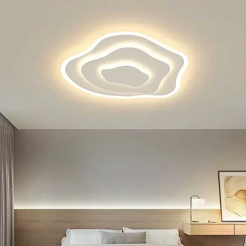 Nordic Ultra Thin LED Ceiling Lights Creative Design Irregular White Cloud Lamp Living Dining Room Study Master Bedroom Light XJ2500613