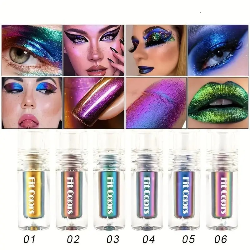 Color Changing Polarized Lip Gloss Lip Gel Stage Makeup Halloween Dramatic Long Lasting Color Rendering Waterproof 250614