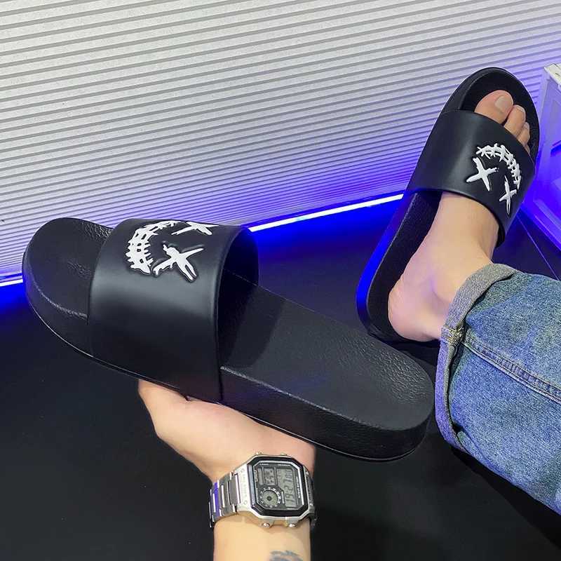 Soft Home Men Slippers Couple Summer Indoor Skid Proof Bathroom Slippers Sandals Hotel Color Men Flip Flops Flat Shoes Size 39-46 Z250614