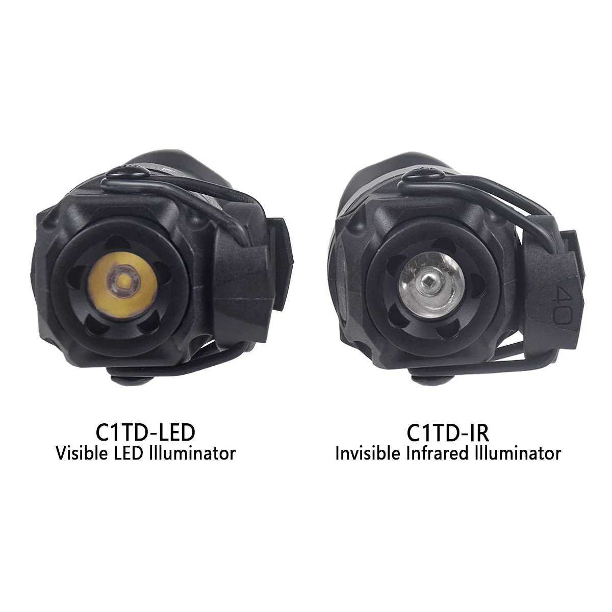 KIJI K1 K1-10 IR Weapon Scout Light Aluminum CNC IR 850nm Illumination Hunting Scout Light Tactical K10 IR/LED FlashlightXJ250613