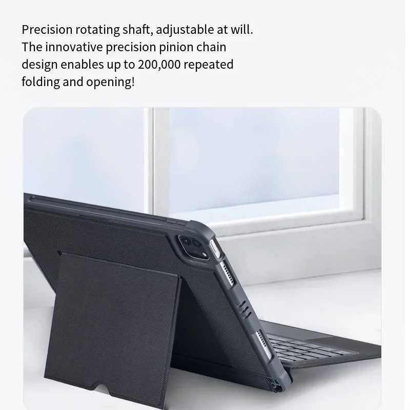 Detachable Backlit Keyboard Case for iPad Air 11 13 2024 iPad 10.2 7/8/9Th 10Th Gen 10.9 Air 4 5 Pro 11 12.9 Magnetic Cover X2506141
