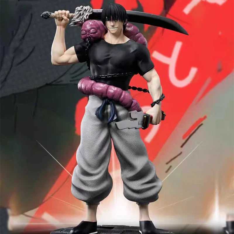 21cm Toji Figure GK Jujutsu Kaisen Figurine King of Artist Fushiguro Toji Action Figures Standing Model PVC Festival Toy Gifts XJ250614