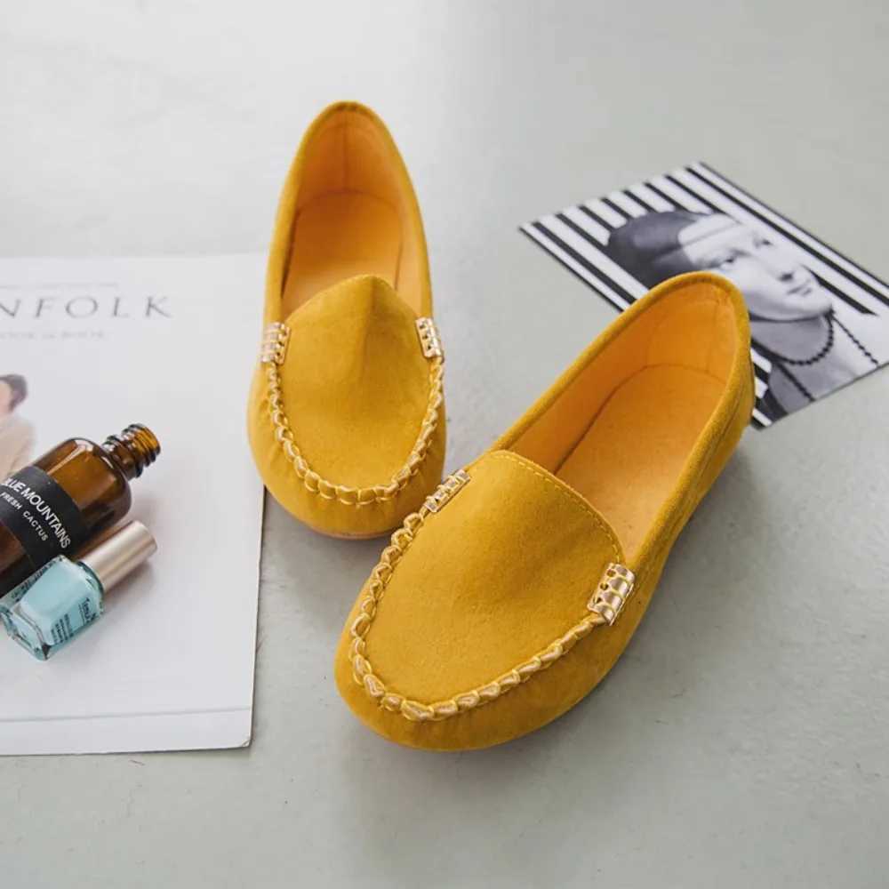 new Women Shoes 2024 Spring Autumn Zapatos Mujer Women Casual Flat Shoes Slips Round Toe Denim Flat Loafer Plus Size Jeans Shoes XJ250614