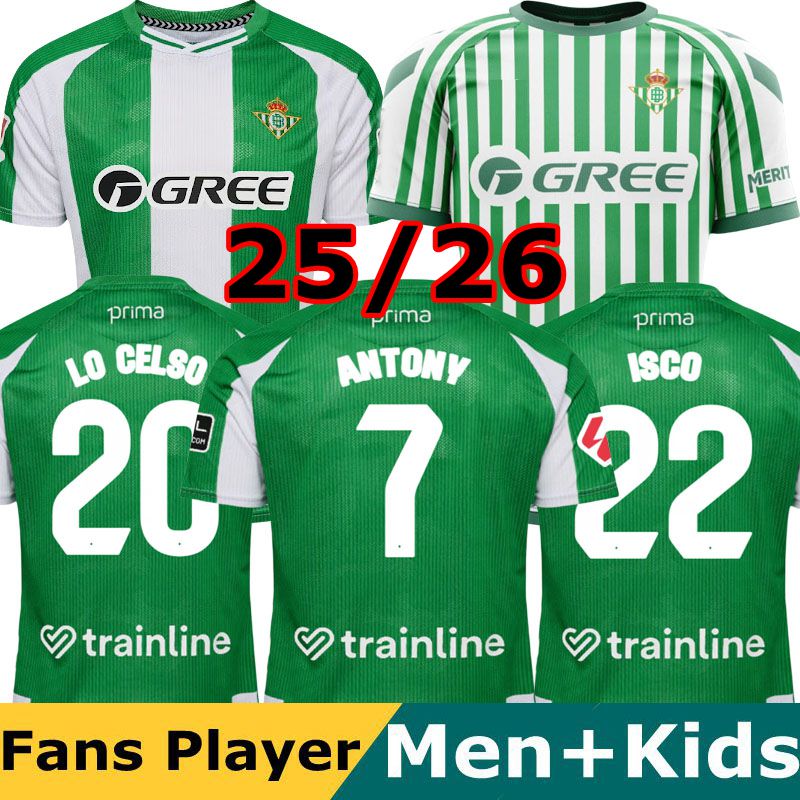 25 26 ReAl BeTis ISCO 3rd special edition soccer jerseys 2025 2026 FEKIR PEZZELLA AVILA CHIMY BAKAMBU WILLIAM BARTRA RODRI ANTONY 7 Football Shirt men kids kits