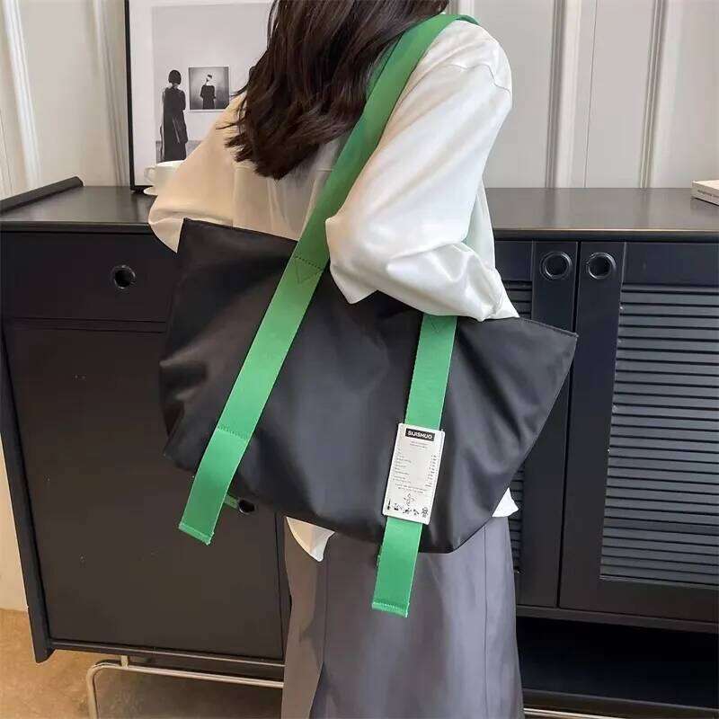Oversized Tote Bags For Women 2023 Designer Shoulder Bag Quality Oxford Fabric Multi Pockets Large Capacity Shopper Totes