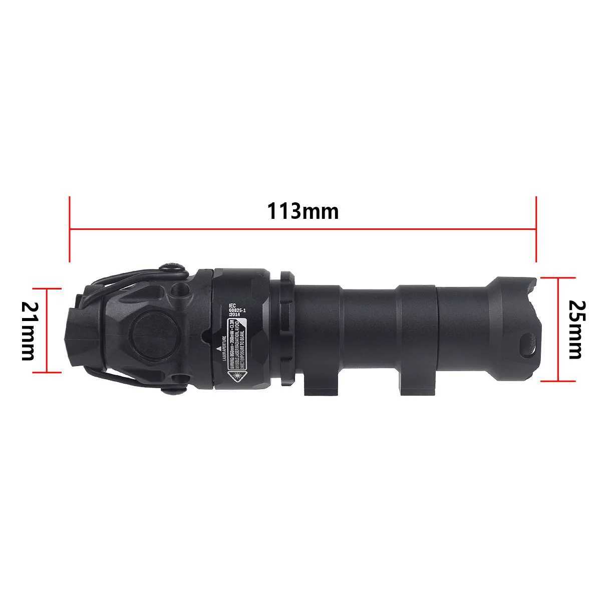 KIJI K1 K1-10 IR Weapon Scout Light Aluminum CNC IR 850nm Illumination Hunting Scout Light Tactical K10 IR/LED FlashlightXJ250613