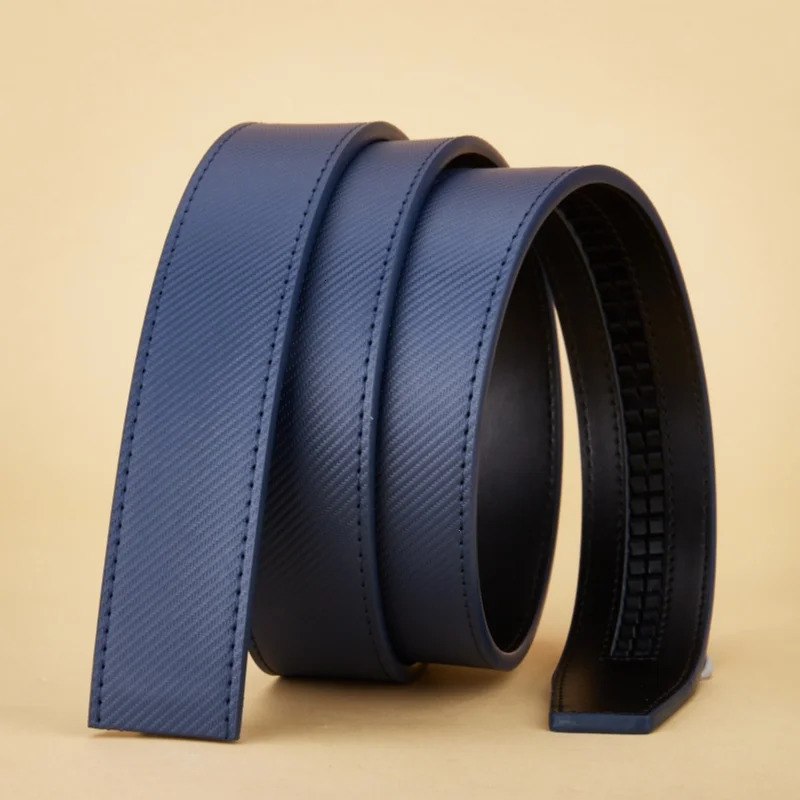 Fashion Business Mens Belt Automatic Buckle Belt Genuine Leather Belt High Quality Mens Genuine Leather Belt navy blue Belt 250610