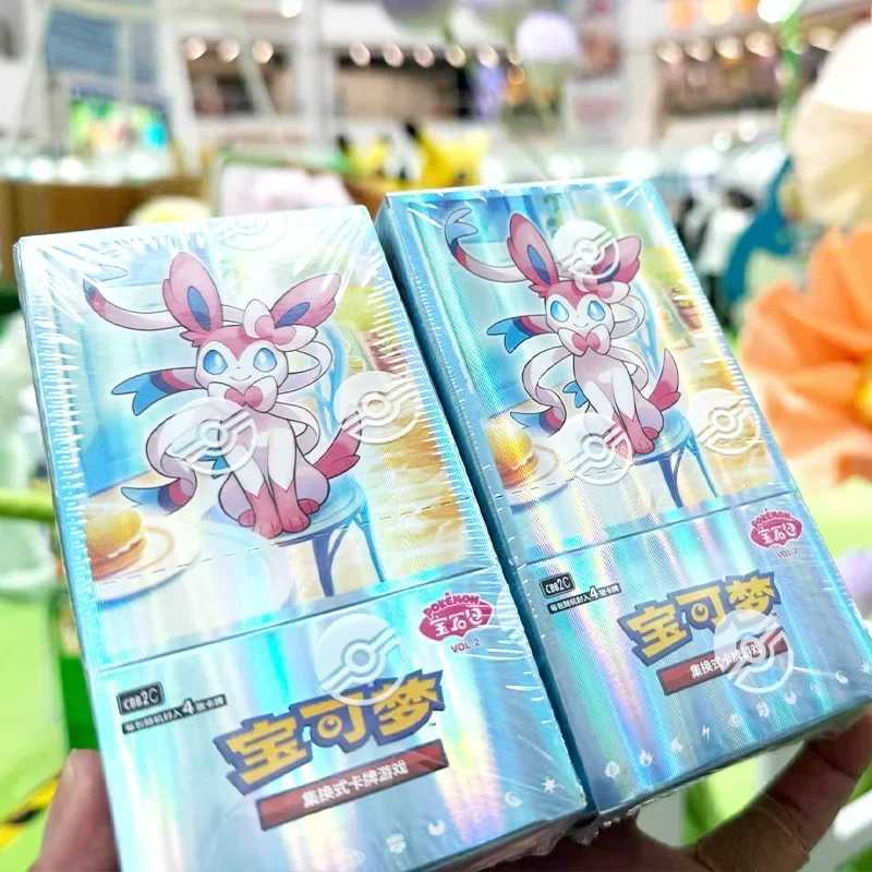 Original 100% Gem Pack Vol 2 Cards Scarlet and Violet Trading PTCG Eeveelution Booster Pack 2 Box Collection Toy Gifts L250610