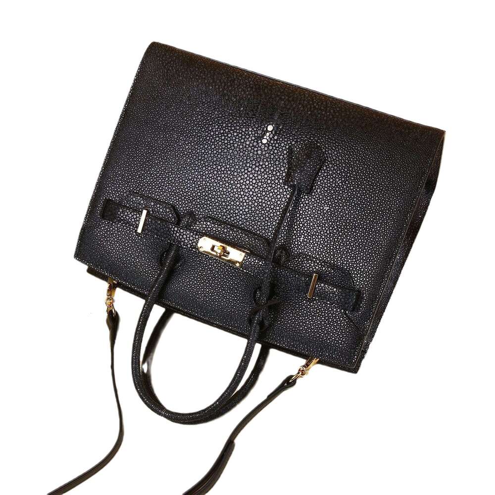 Fish Pearl New Smooth Pattern Classic 30 Large Capacity Handbag High-end Women's Bag